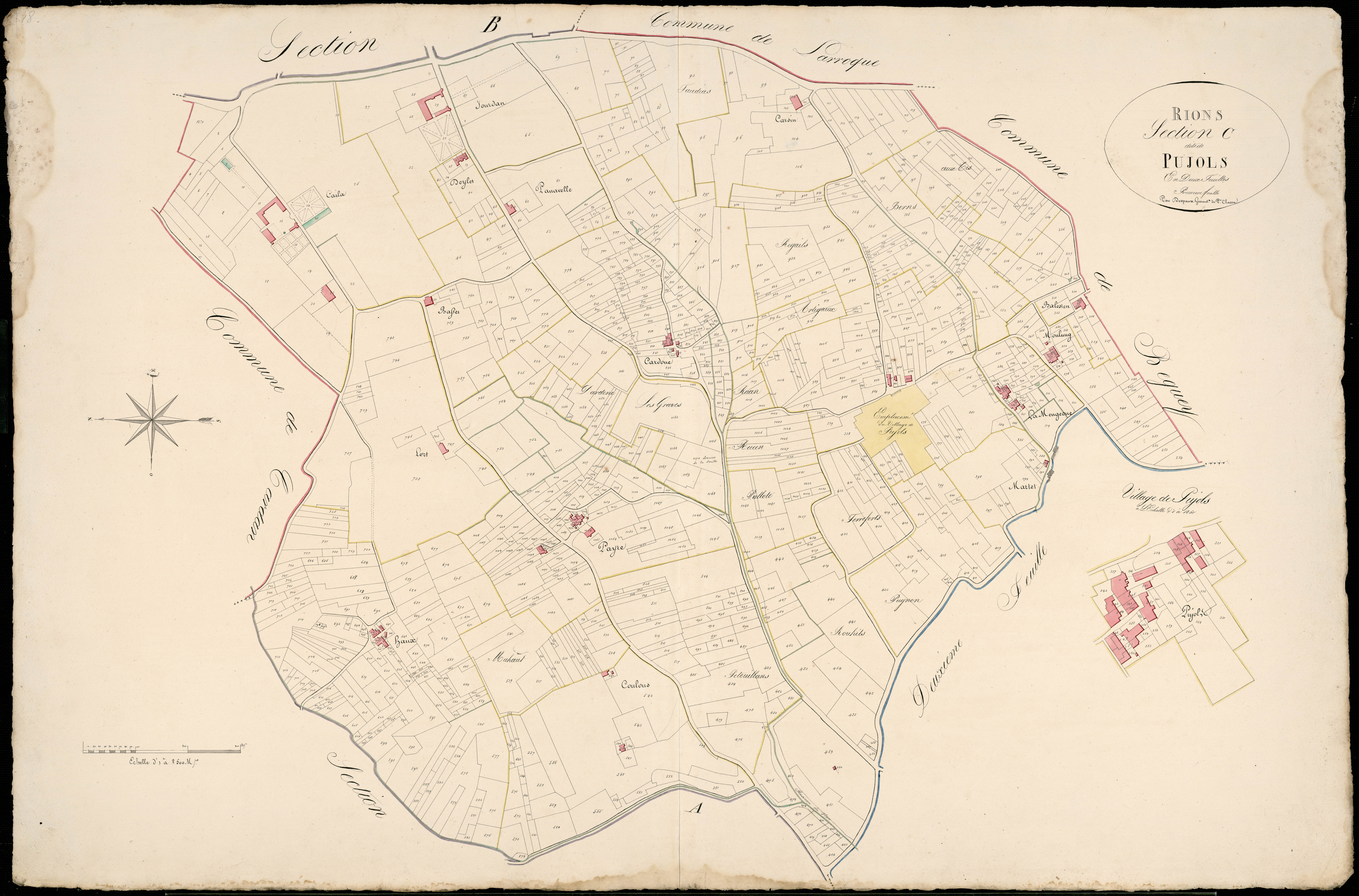 Rions - -Section C feuille 1 : Pujols