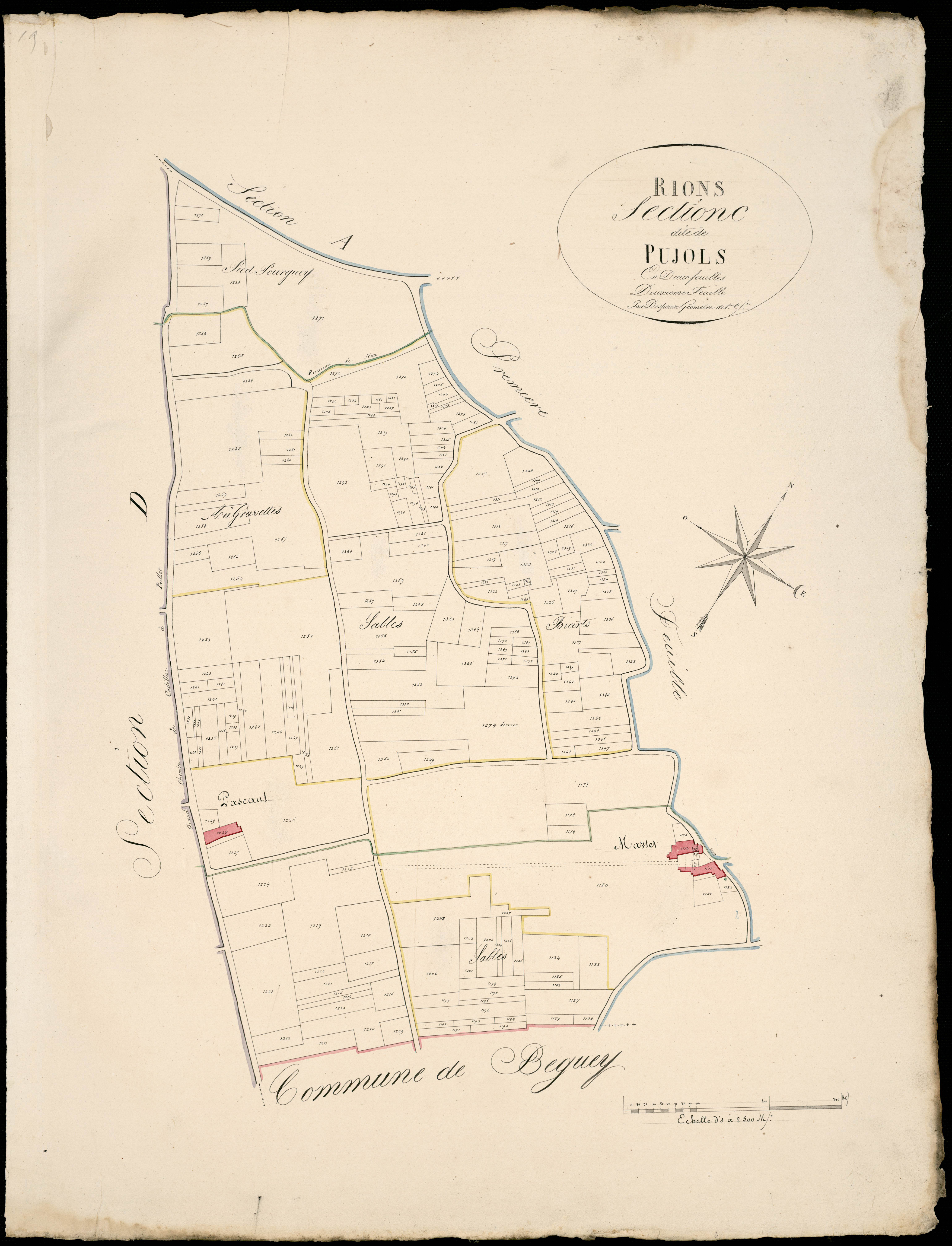 Rions - -Section C feuille 2 : Pujols