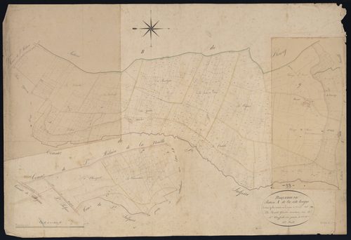 Roquebrune - -Section A feuille 1 : La Côte-Longue