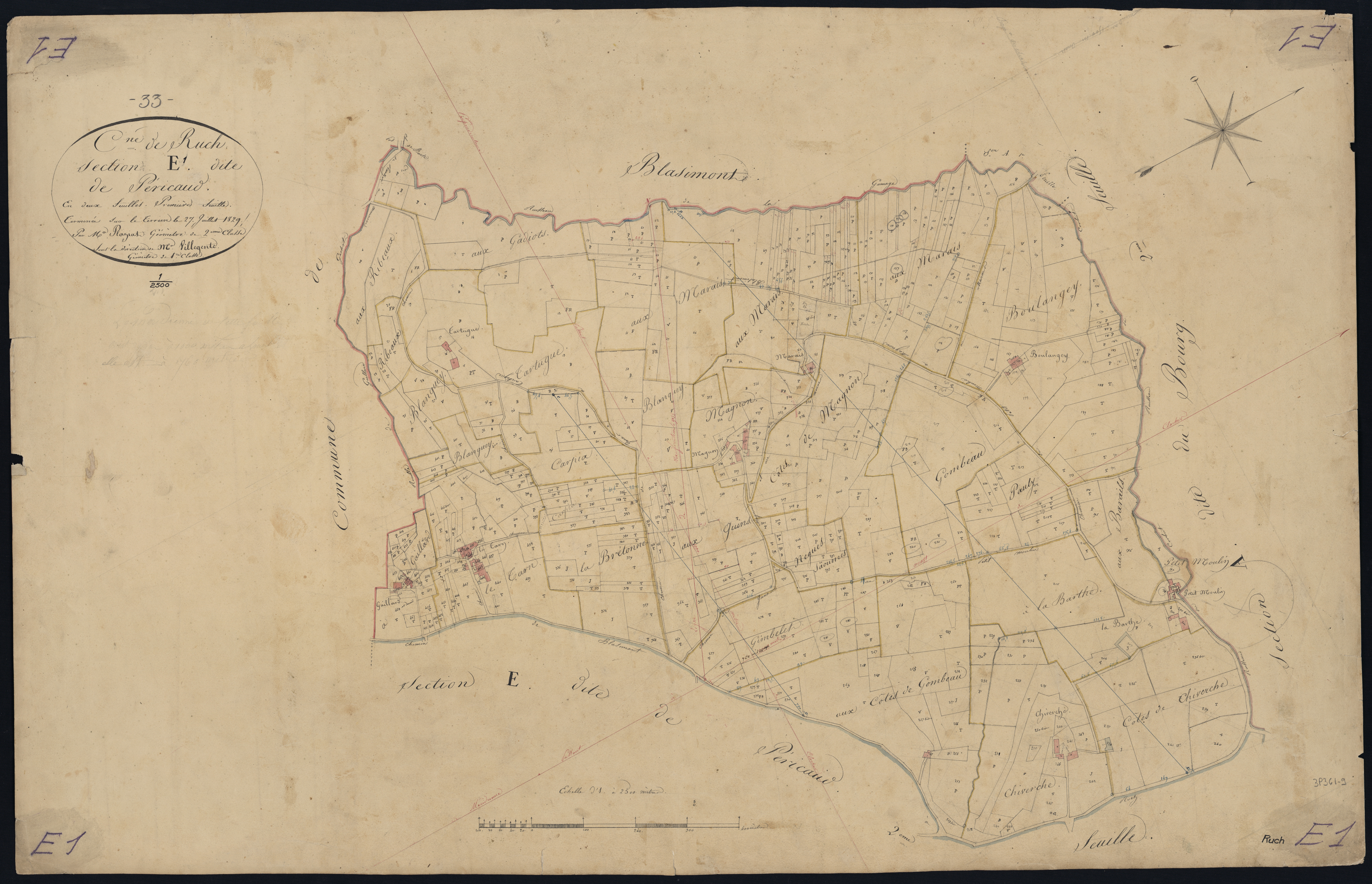 Ruch - -Section E feuille 1 : Péricaud