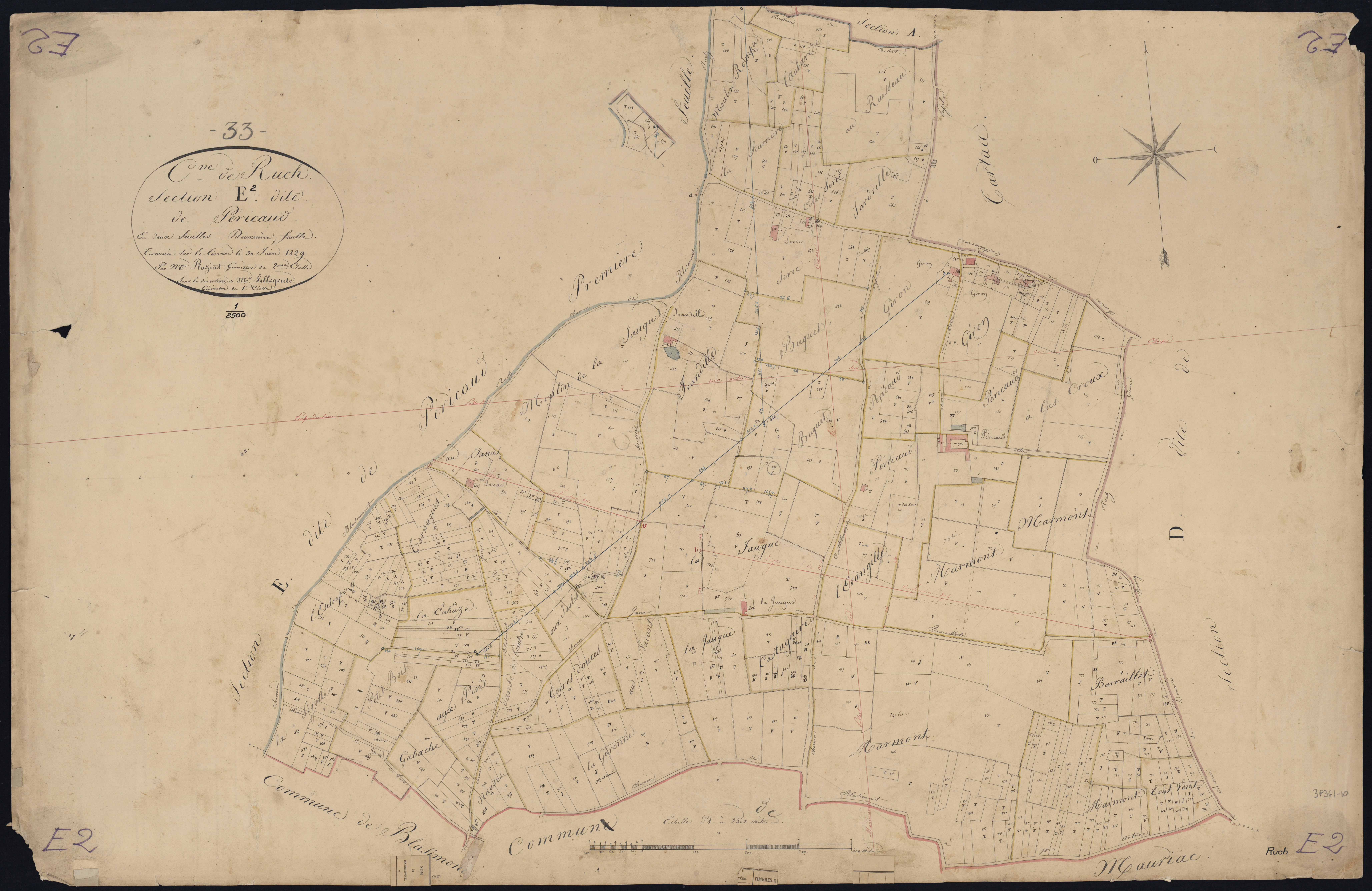 Ruch - -Section E feuille 2 : Péricaud