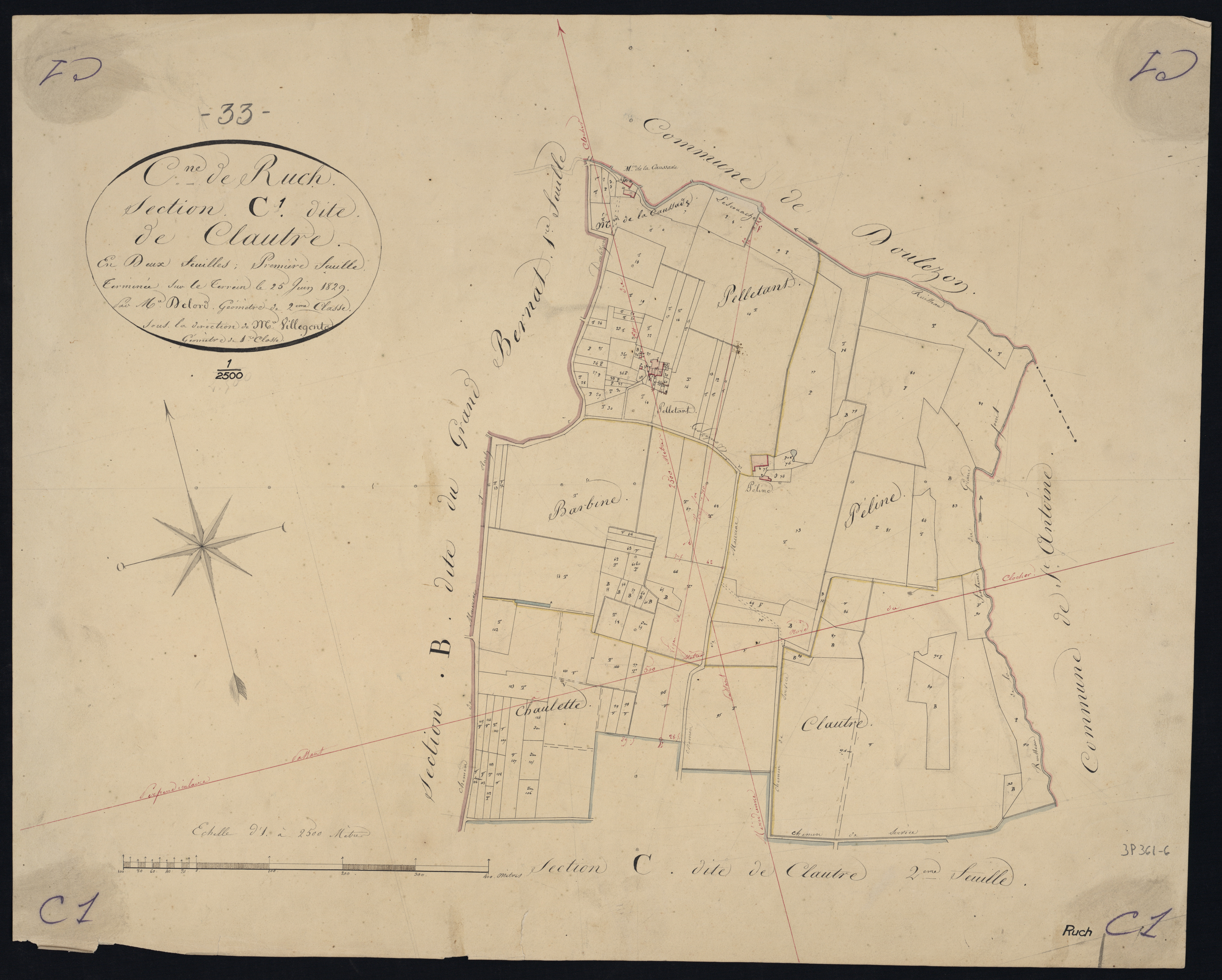 Ruch - -Section C feuille 1 : Clautre