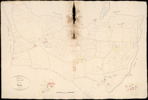 Sadirac - -Section E feuille 1 : Le Bourg