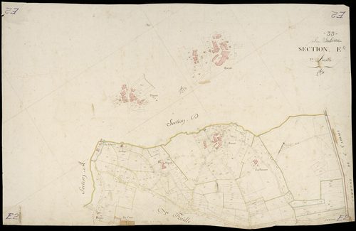 Sadirac - -Section E feuille 2 : [Le Bourg]