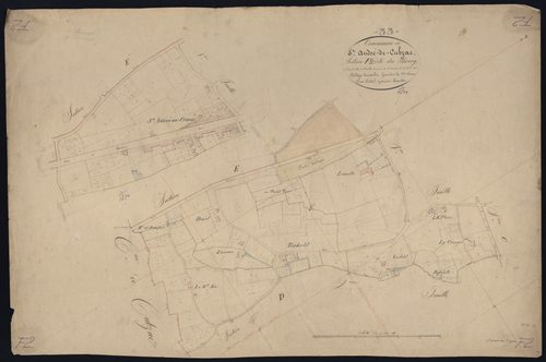 Saint-André-de-Cubzac - -Section F feuille 2 : Le Bourg