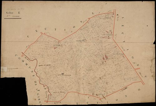 Saint-André-du-Bois - -Section E feuille 1 : non indiqué