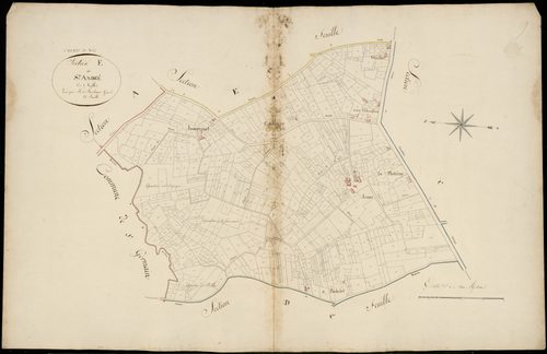 Saint-André-du-Bois - -Section E feuille 1 : Saint-André