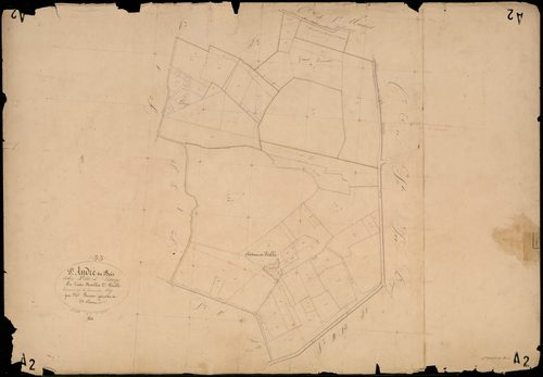 Saint-André-du-Bois - -Section A feuille 1 : Litays
