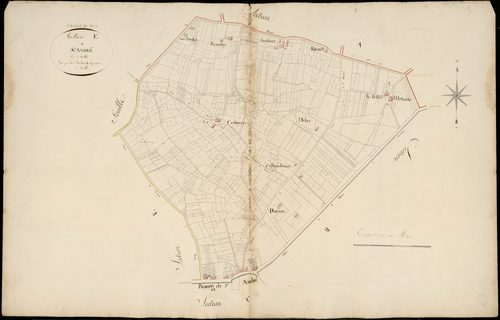 Saint-André-du-Bois - -Section D feuille 2 : Gillardeau