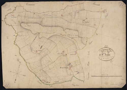 Saint-André-et-Appelles - -Section A feuille 1 : Saint-André