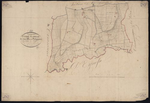 Saint-André-et-Appelles - -Section D feuille 2 : Les Philippons
