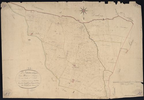 Saint-Antoine - -Section A feuille 1 : Maugarny