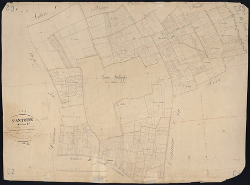 Saint-Antoine - -Section C feuille 2 : non indiqué