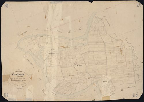 Saint-Antoine - -Section D feuille 2 : non indiqué
