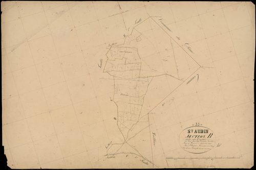 Saint-Aubin-de-Médoc - -Section B feuille 1 : Cujac