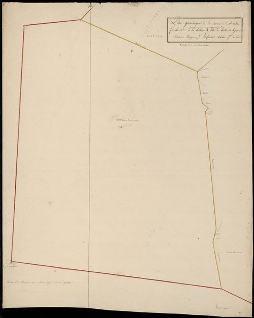 Saint-Aubin-de-Médoc - -Section A feuille 5 : Horton / Segone
