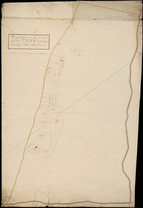 Saint-Aubin-de-Médoc - -Section A feuille 2 : Horton / Segone