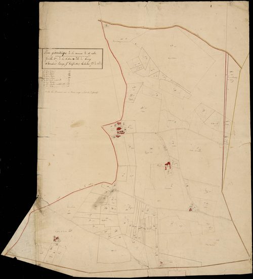 Saint-Aubin-de-Médoc - -Section D feuille 2 : Le Bourg