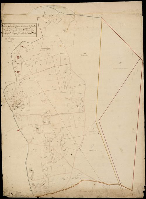 Saint-Aubin-de-Médoc - -Section C feuille 3 : Cujac