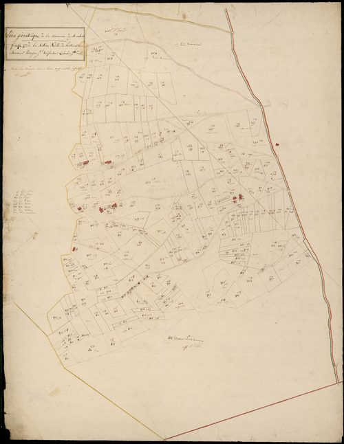 Saint-Aubin-de-Médoc - -Section A feuille 3 : Horton / Segone