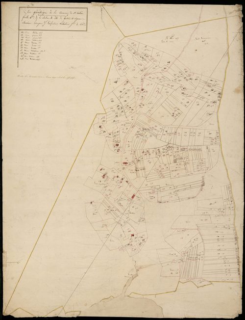 Saint-Aubin-de-Médoc - -Section A feuille 4 : Horton / Segone