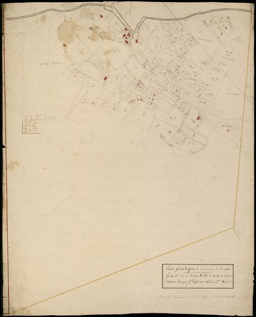 Saint-Aubin-de-Médoc - -Section A feuille 1 : Horton / Segone