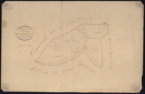 Saint-Avit-Saint-Nazaire - -Section B feuille 2 : Le Bourg