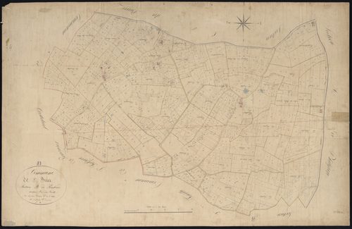 Saint-Brice - -Section B feuille 1 : Pombrède