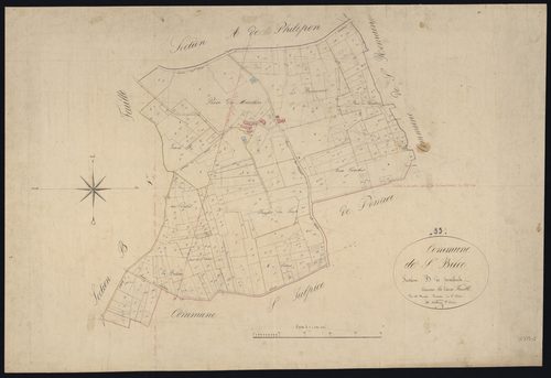 Saint-Brice - -Section B feuille 2 : Pombrède