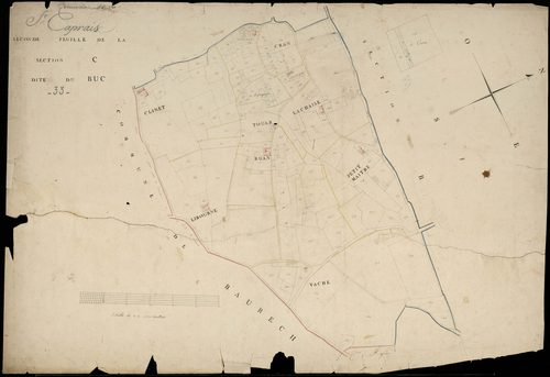 Saint-Caprais-de-Bordeaux - -Section C feuille 2 : Le Buc