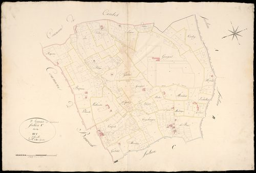 Saint-Caprais-de-Bordeaux - -Section C feuille 1 : Le Buc