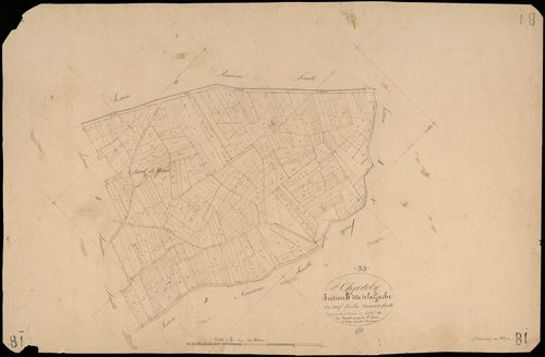 Saint-Christoly-de-Blaye - -Section B feuille 1 : La Gache