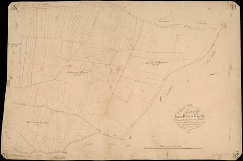 Saint-Christoly-de-Blaye - -Section B feuille 8 : La Gache