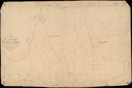 Saint-Christoly-de-Blaye - -Section A feuille 4 : Les Cabannes