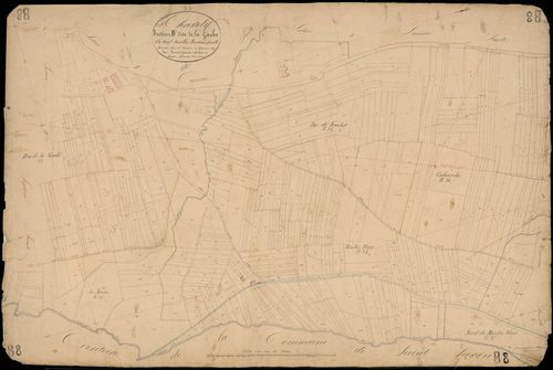 Saint-Christoly-de-Blaye - -Section B feuille 9 : La Gache