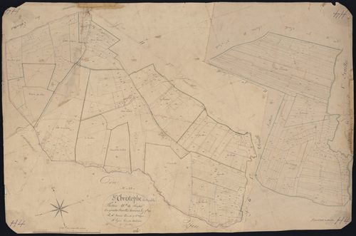 Saint-Christophe-de-Double - -Section H feuille 4 : Serpe
