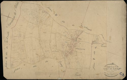 Saint-Ciers-sur-Gironde - -Section C feuille 2 : Le Bourg