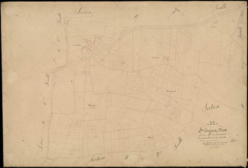 Sainte-Croix-du-Mont - -Section B feuille 3 : Larrivat