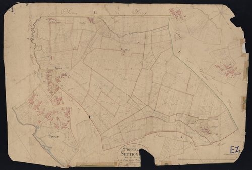 Saint-Denis-de-Pile - -Section E feuille 1 : Pinaud