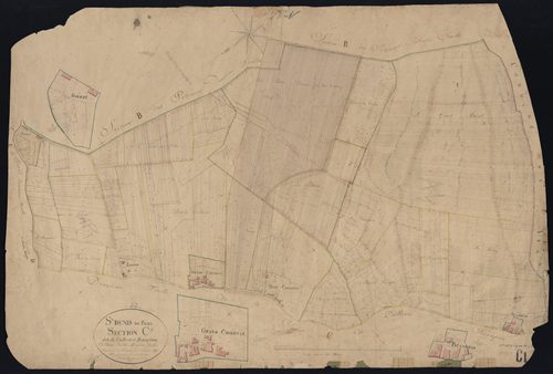Saint-Denis-de-Pile - -Section C feuille 1 : Caillevat et Picampeau