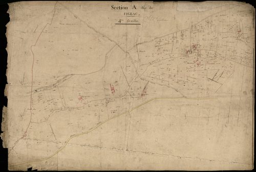 Saint-Émilion - -Section A feuille 4 : Figeac