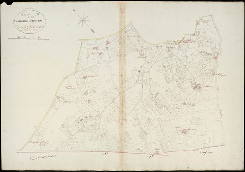 Saint-Émilion - -Section D feuille unique : La Gafelière et Queyron