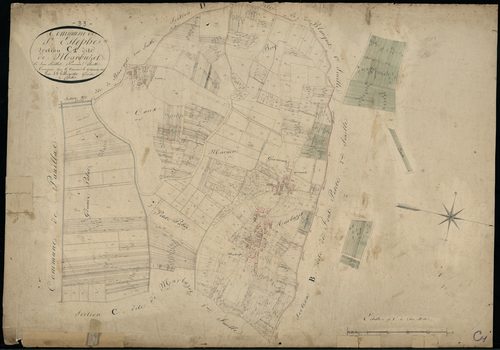 Saint-Estèphe - -Section C feuille 1 : Marbuzet