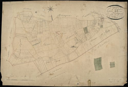 Saint-Estèphe - -Section D feuille 2 : Blanquet