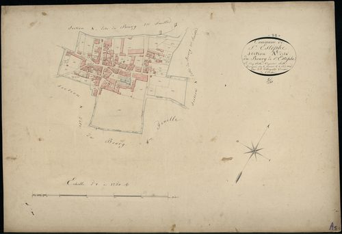 Saint-Estèphe - -Section A feuille 5 : Le Bourg