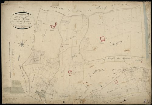 Saint-Estèphe - -Section B feuille 1 : Font-Petite