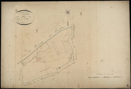 Saint-Estèphe - -Section A feuille 2 : Le Bourg