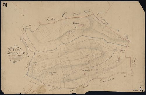 Saint-Ferme - -Section D feuille 2 : La Gageante