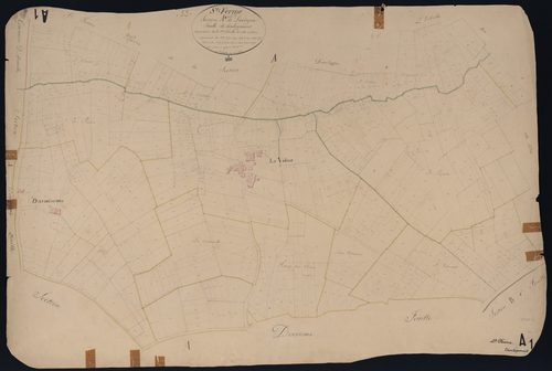 Saint-Ferme - -Section A feuille 1 : Lavergne