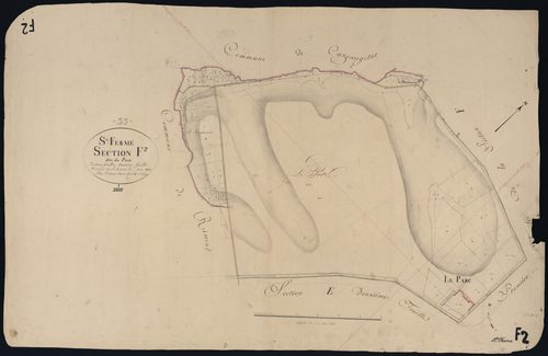 Saint-Ferme - -Section F feuille 2 : Le Parc